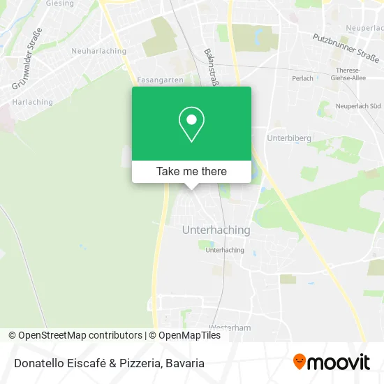 Карта Donatello Eiscafé & Pizzeria