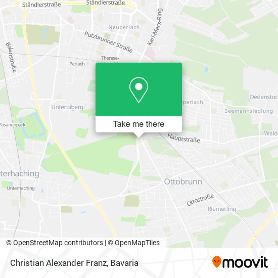 Christian Alexander Franz map