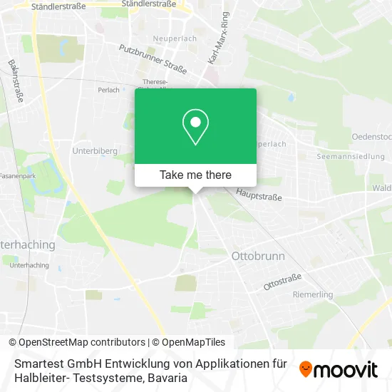 Карта Smartest GmbH Entwicklung von Applikationen für Halbleiter- Testsysteme