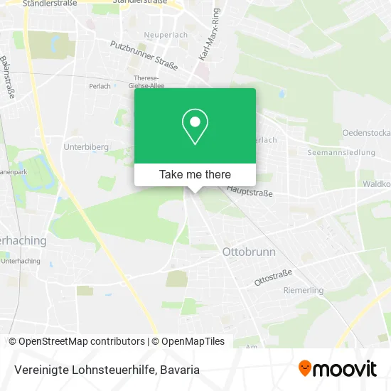 Карта Vereinigte Lohnsteuerhilfe