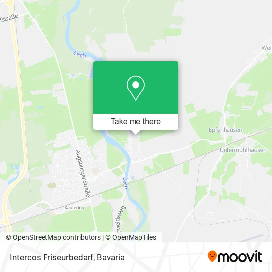 Карта Intercos Friseurbedarf