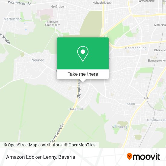 Amazon Locker-Lenny map