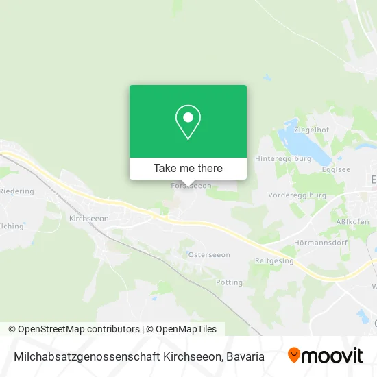 Карта Milchabsatzgenossenschaft Kirchseeon