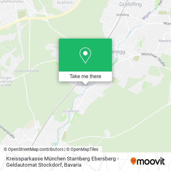 Kreissparkasse München Starnberg Ebersberg - Geldautomat Stockdorf map