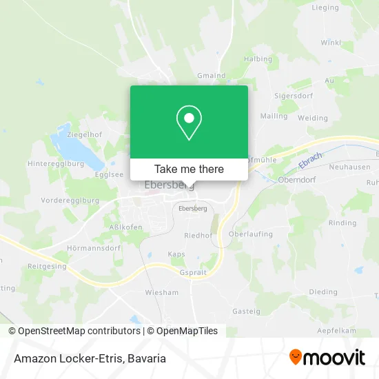 Карта Amazon Locker-Etris