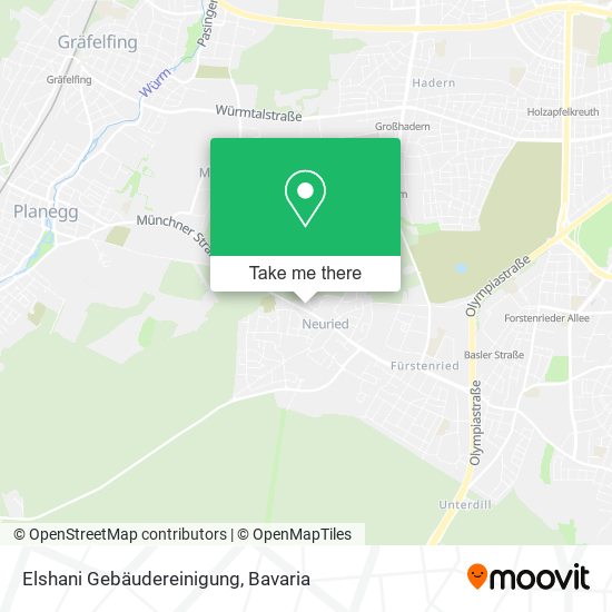 Elshani Gebäudereinigung map