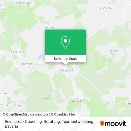 Карта Reinhardt - Coaching, Beratung, Teamentwicklung