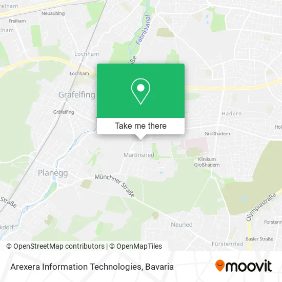 Карта Arexera Information Technologies