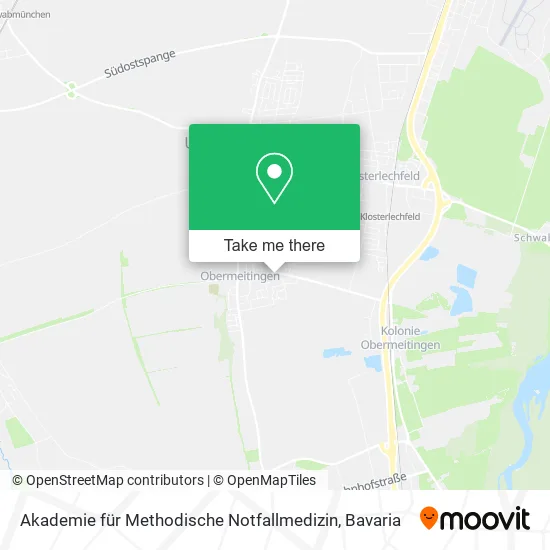 Карта Akademie für Methodische Notfallmedizin