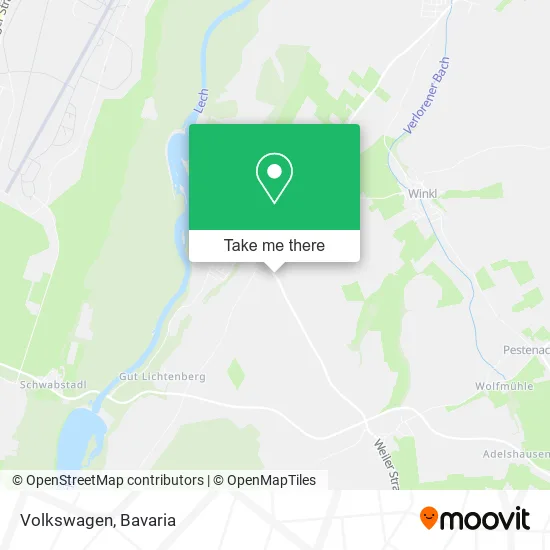 Карта Volkswagen