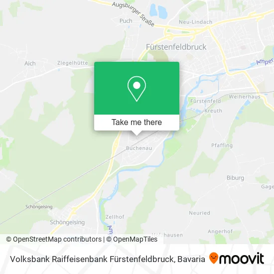 Карта Volksbank Raiffeisenbank Fürstenfeldbruck