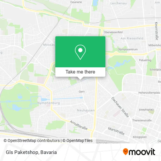 Карта Gls Paketshop