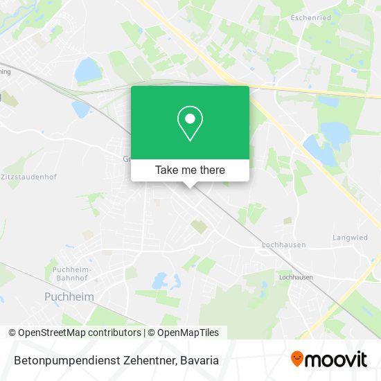 Betonpumpendienst Zehentner map