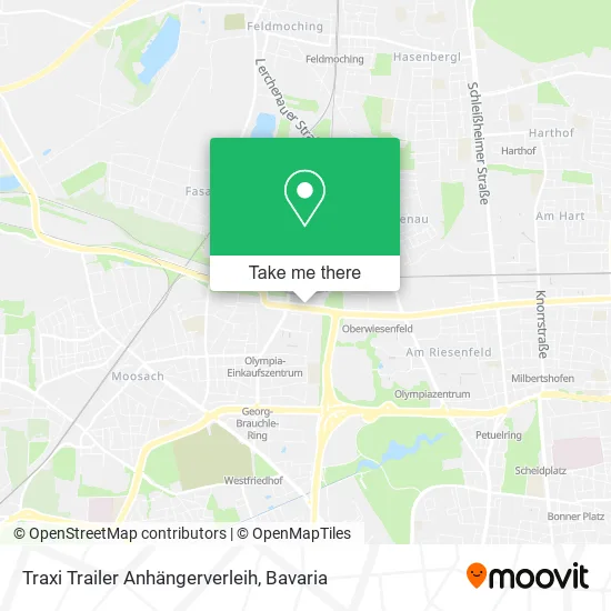 Карта Traxi Trailer Anhängerverleih