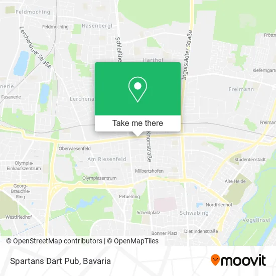 Карта Spartans Dart Pub