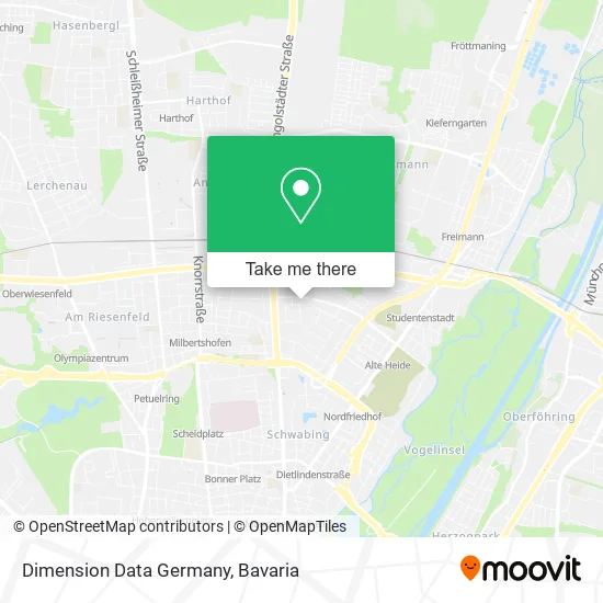Карта Dimension Data Germany