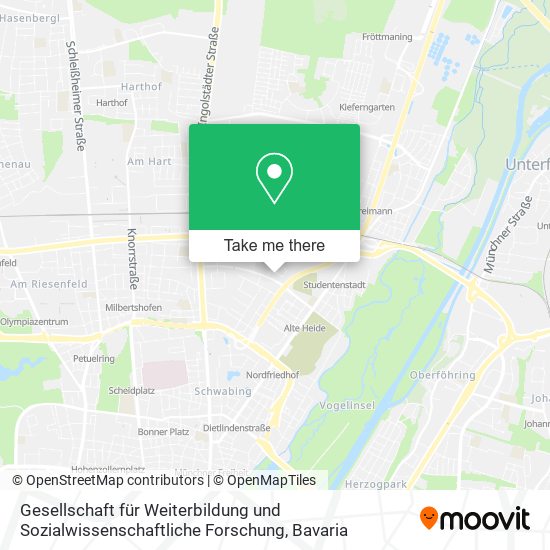 Gesellschaft für Weiterbildung und Sozialwissenschaftliche Forschung map