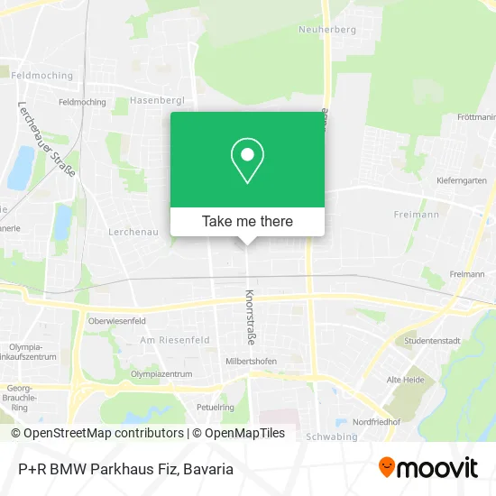 P+R BMW Parkhaus Fiz map