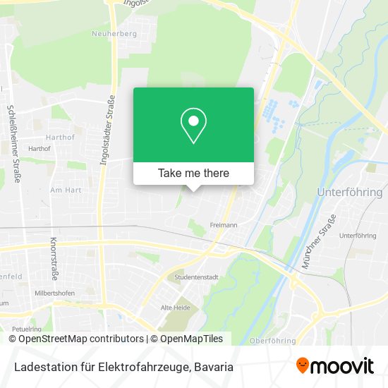 Ladestation für Elektrofahrzeuge map