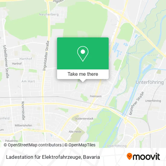 Карта Ladestation für Elektrofahrzeuge