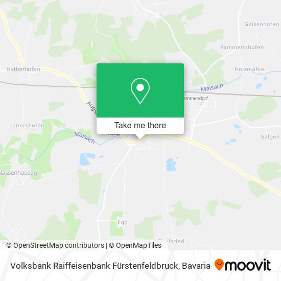 Volksbank Raiffeisenbank Fürstenfeldbruck map