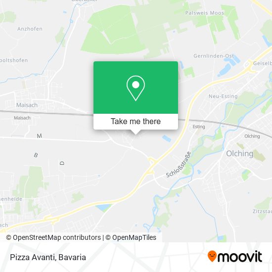 Pizza Avanti map