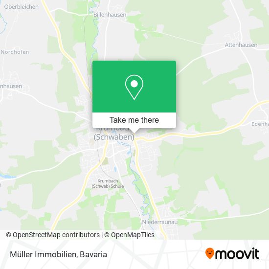 Müller Immobilien map