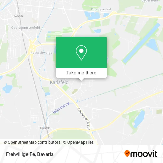 Карта Freiwillige Fe