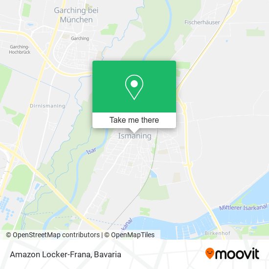 Amazon Locker-Frana map