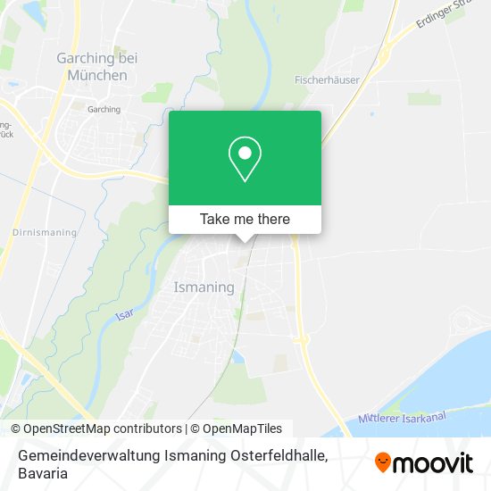 Карта Gemeindeverwaltung Ismaning Osterfeldhalle