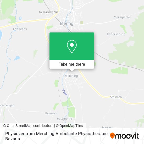Physiozentrum Merching Ambulante Physiotherapie map