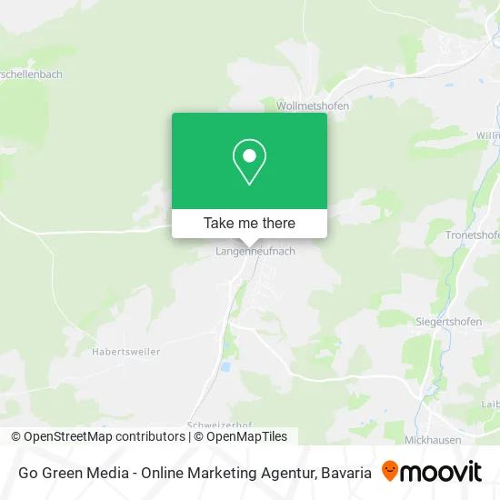 Карта Go Green Media - Online Marketing Agentur