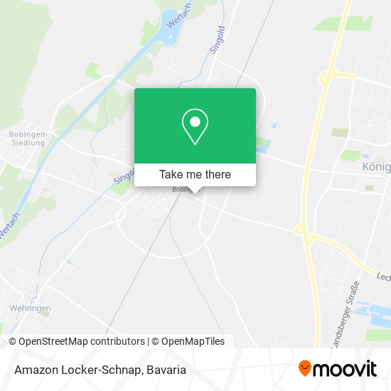Amazon Locker-Schnap map