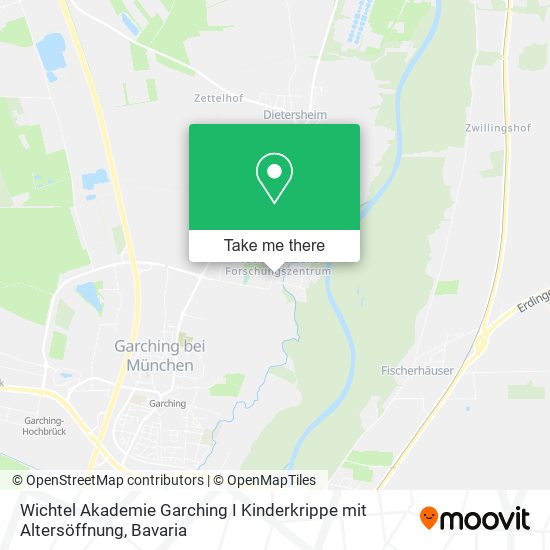 Wichtel Akademie Garching I Kinderkrippe mit Altersöffnung map