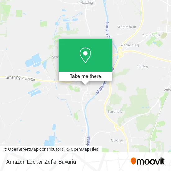 Карта Amazon Locker-Zofie