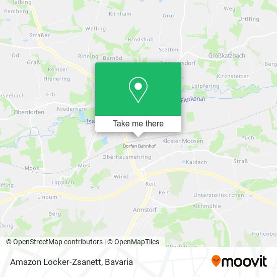 Amazon Locker-Zsanett map