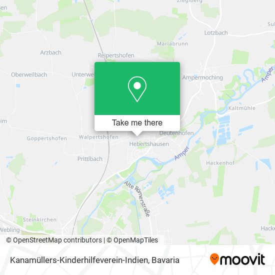 Kanamüllers-Kinderhilfeverein-Indien map