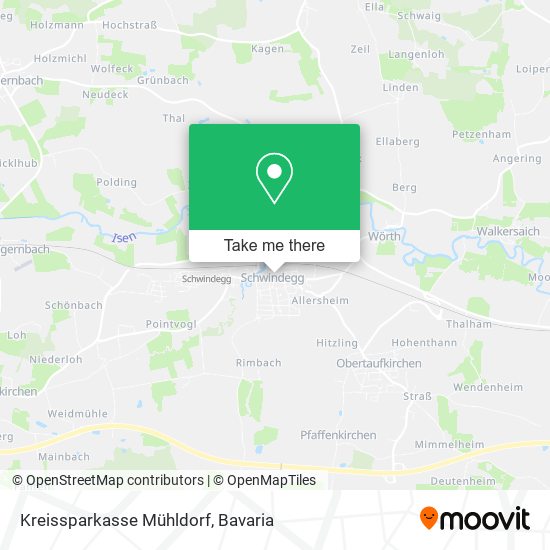Kreissparkasse Mühldorf map