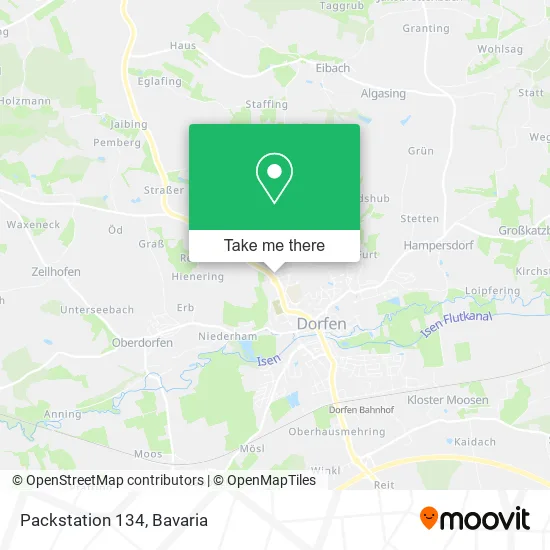Карта Packstation 134