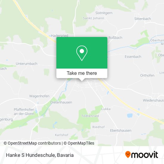 Hanke S Hundeschule map