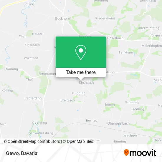 Карта Gewo