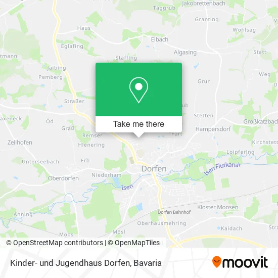 Карта Kinder- und Jugendhaus Dorfen