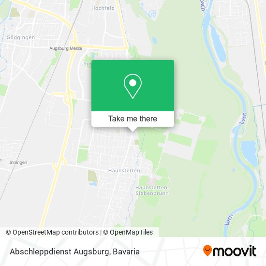 Abschleppdienst Augsburg map