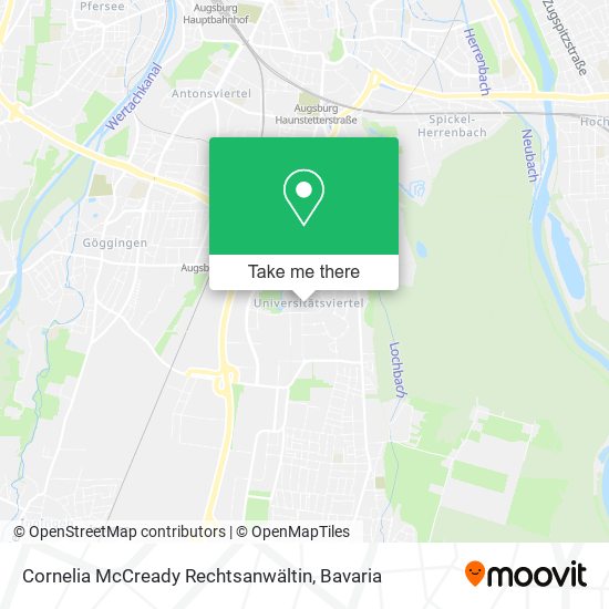 Cornelia McCready Rechtsanwältin map
