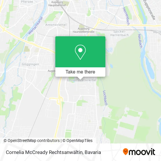 Карта Cornelia McCready Rechtsanwältin