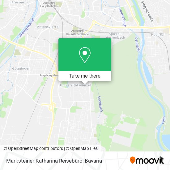 Marksteiner Katharina Reisebüro map