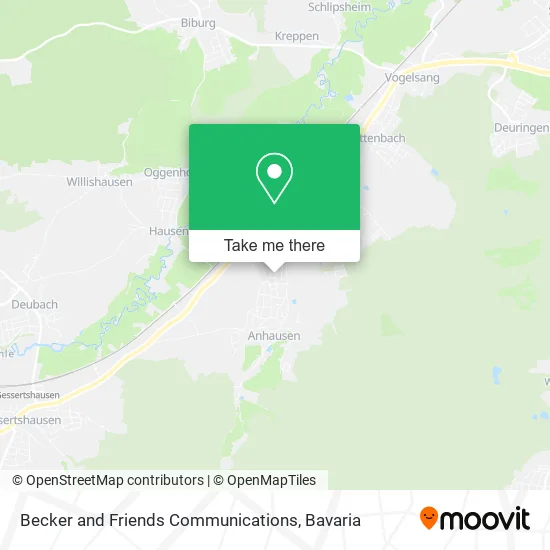 Карта Becker and Friends Communications