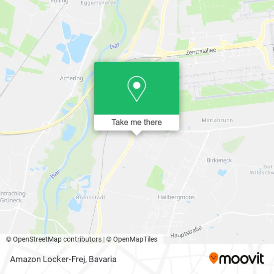 Карта Amazon Locker-Frej