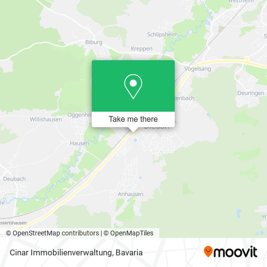 Cinar Immobilienverwaltung map