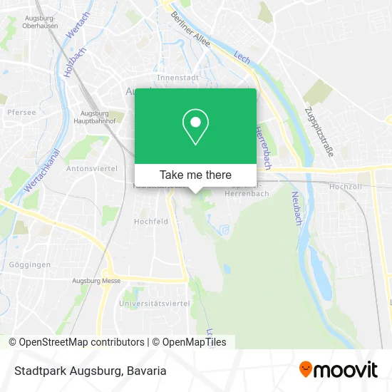 Карта Stadtpark Augsburg